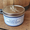 Aromatherapy Tin Soy Candles Peppermint